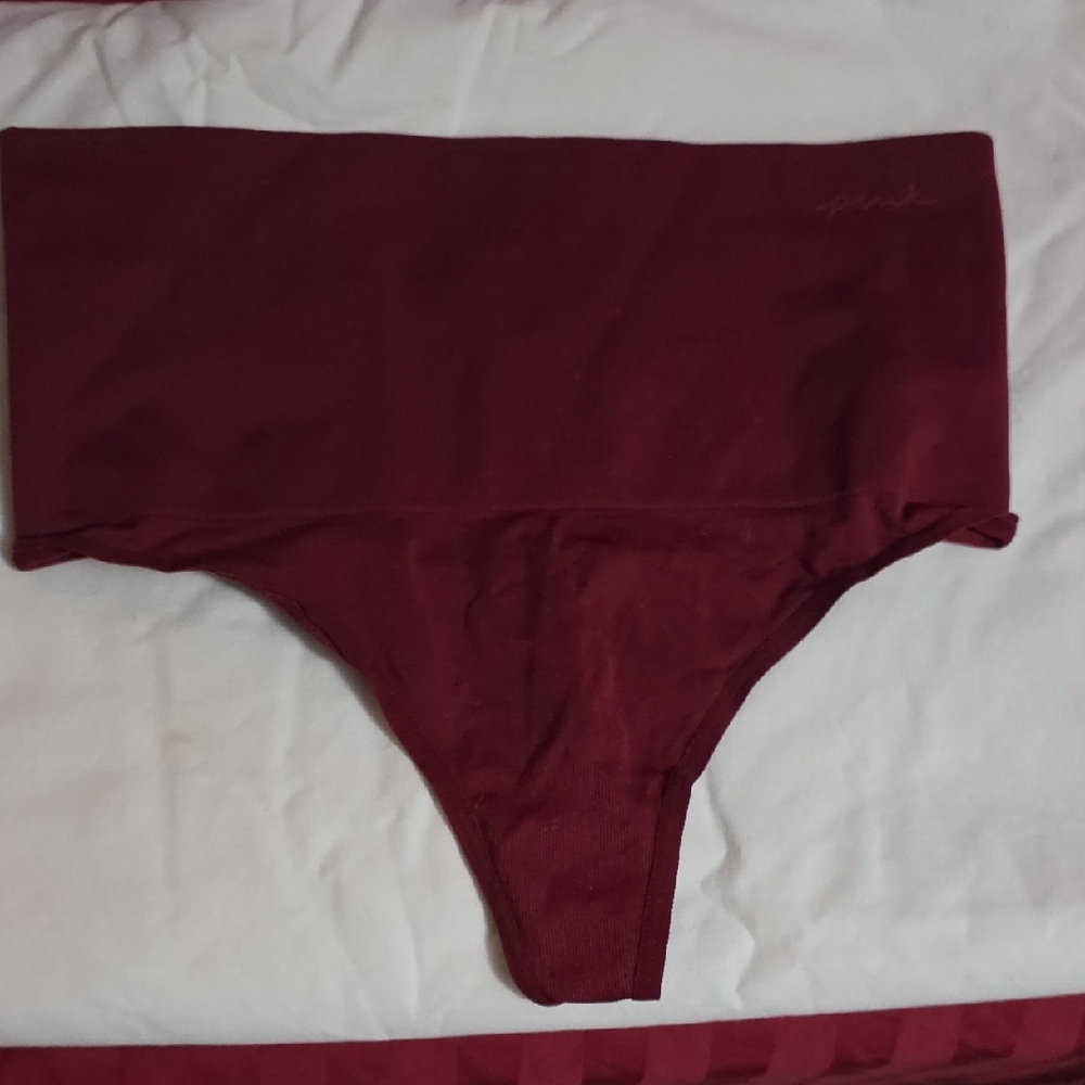 PINK Victoria's Secret Burgundy Panties